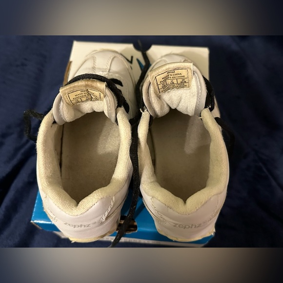 Zephz Girls Tumble Cheerleading Gymnastics White Athletic Shoes Youth Size 12 - Picture 14 of 16